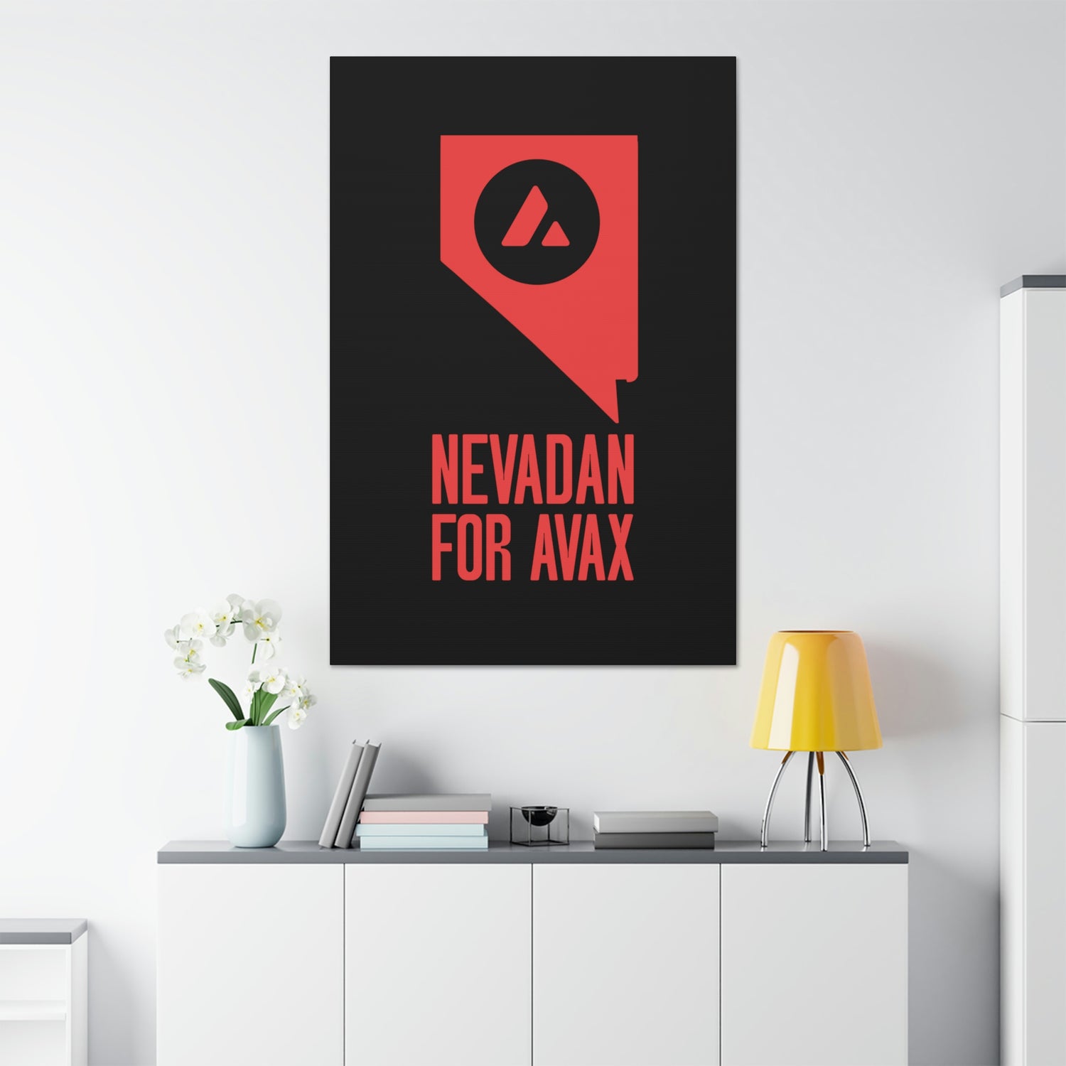 Nevadan for Avax | Wall Canvas