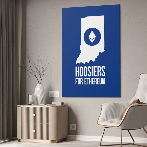 Hoosiers for Ethereum | Wall Canvas