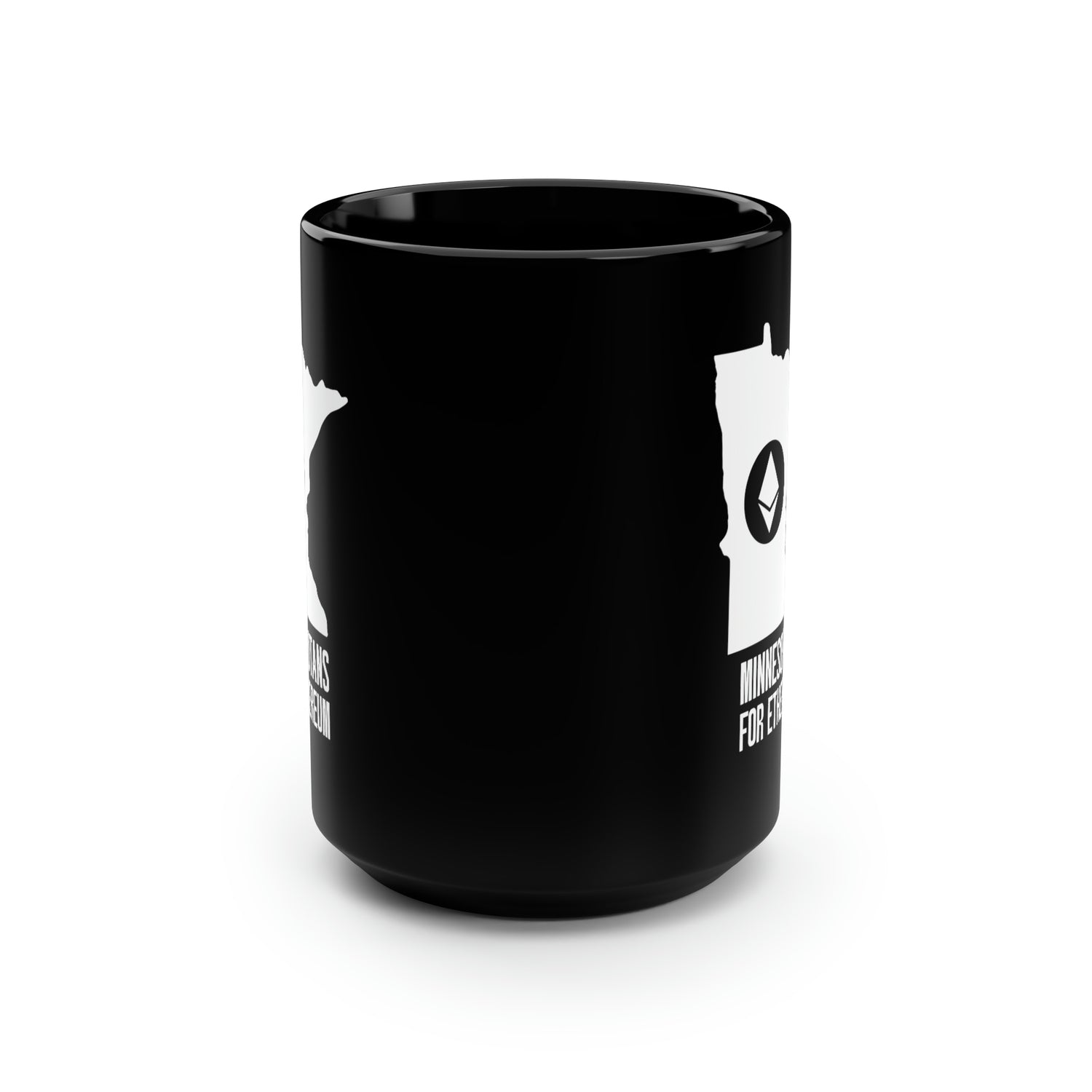 Minnesotans for Ethereum | Black Mug