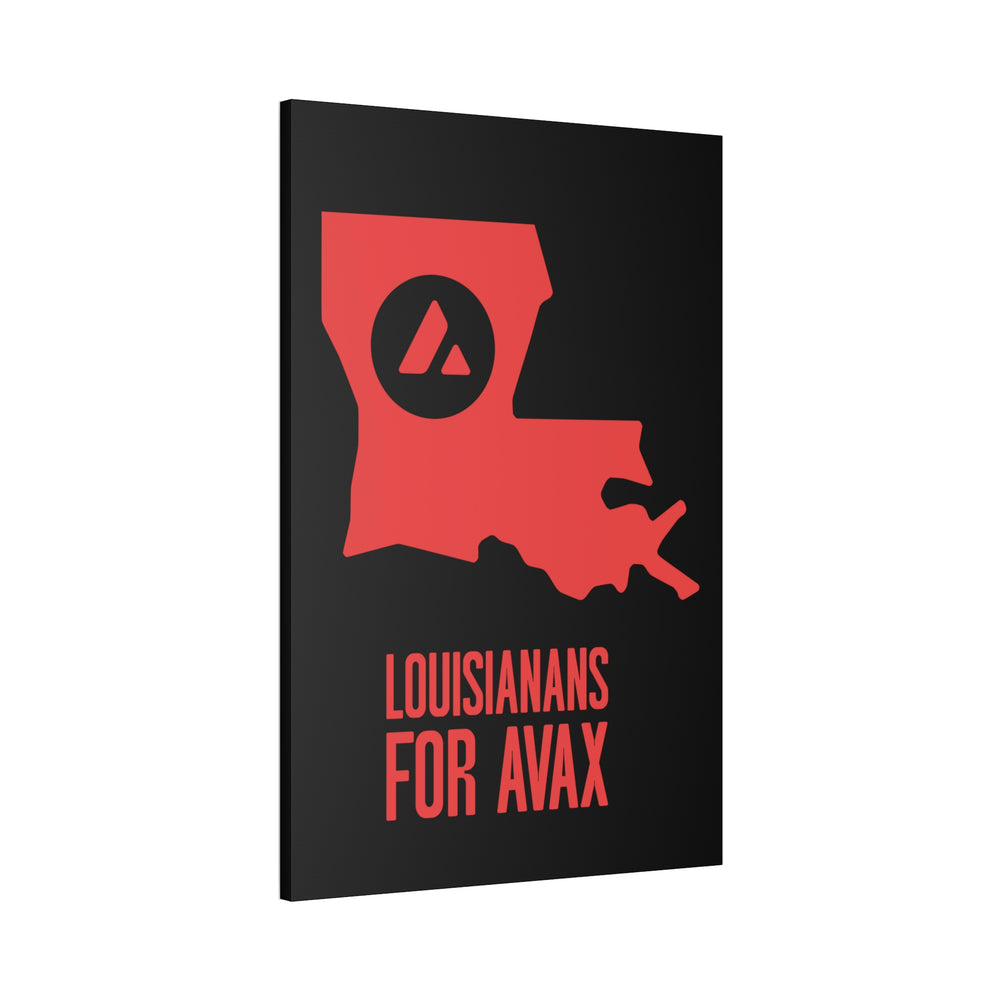 Louisianans for Avax | Wall Canvas