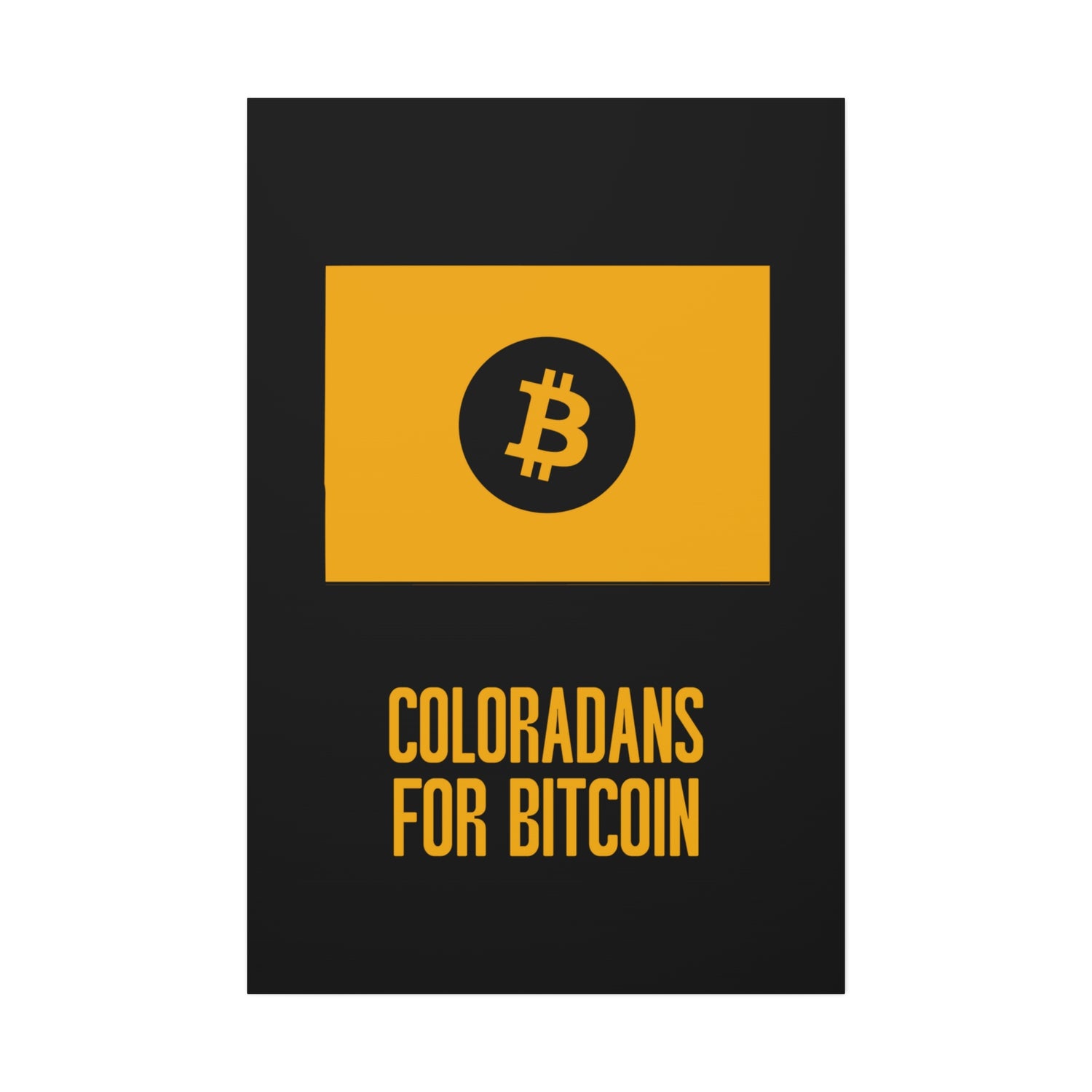 Coloradans for Bitcoin | Wall Canvas