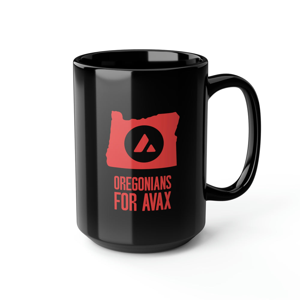 Oregonians for Avax | Black Mug