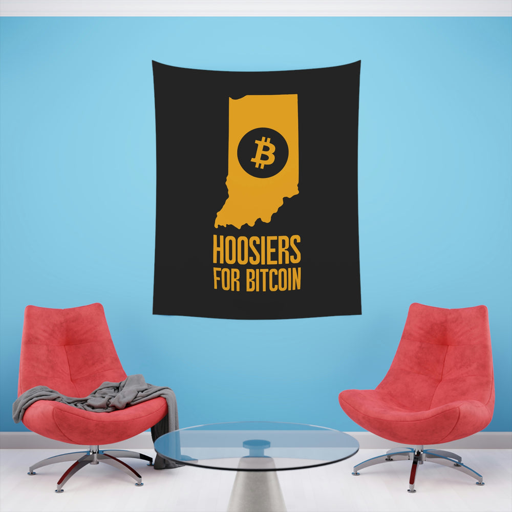 Hoosiers for Bitcoin | Wall Tapestry