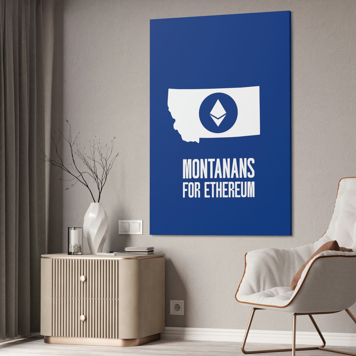 Montanans for Ethereum | Wall Canvas