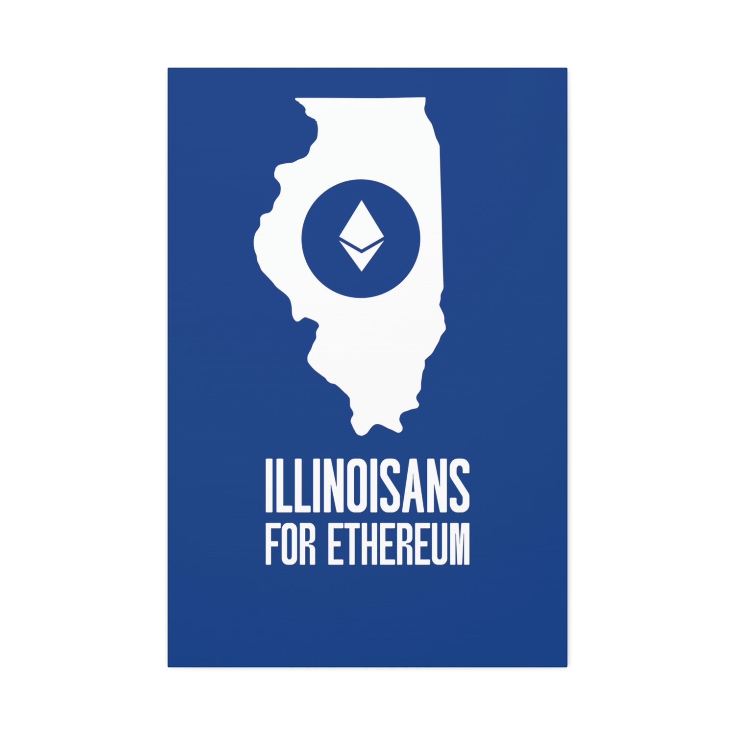 Illinoisans for Ethereum | Wall Canvas