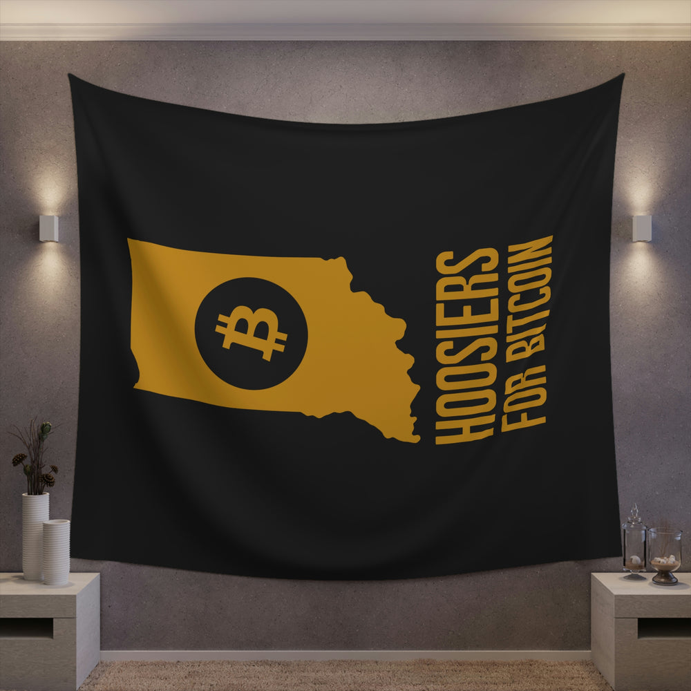 Hoosiers for Bitcoin | Wall Tapestry