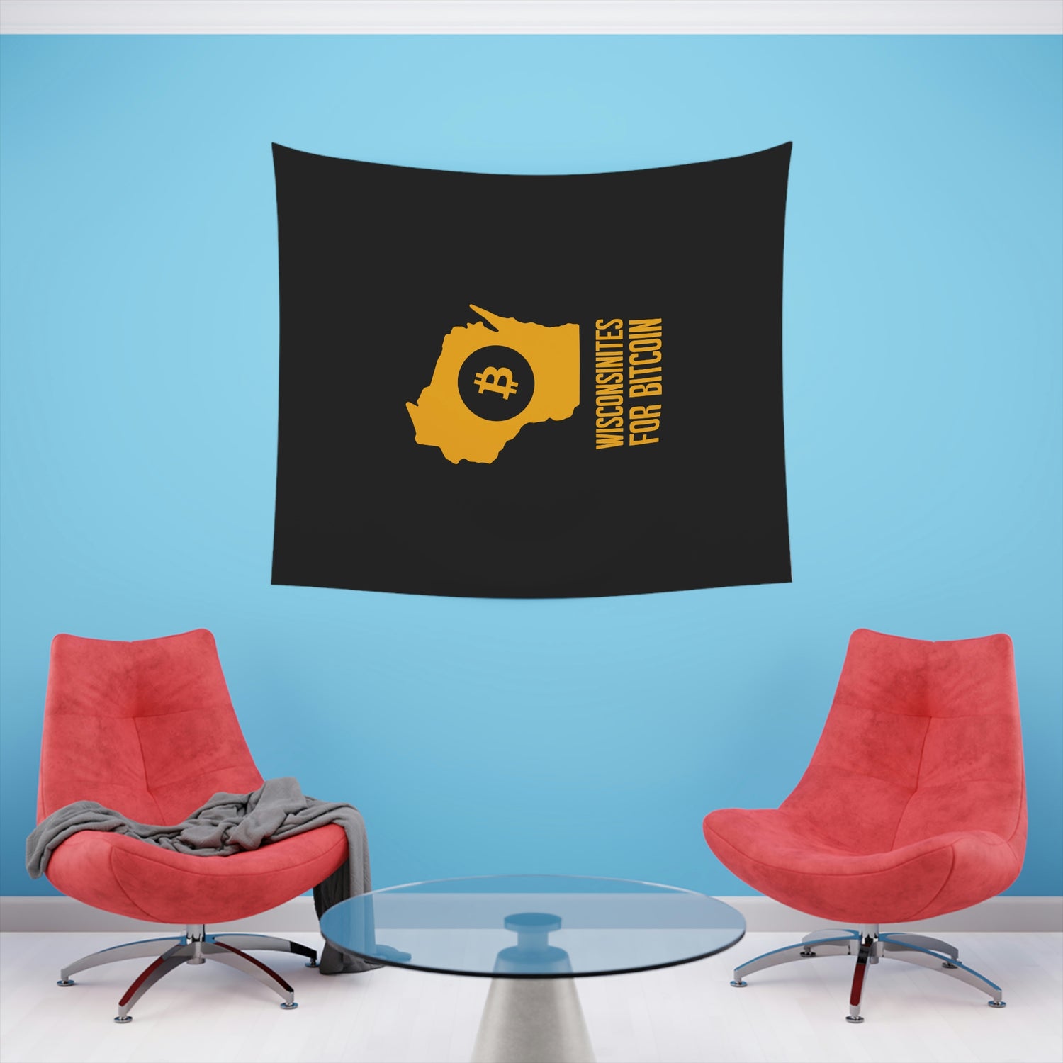 Wisconsinites for Bitcoin | Wall Tapestry