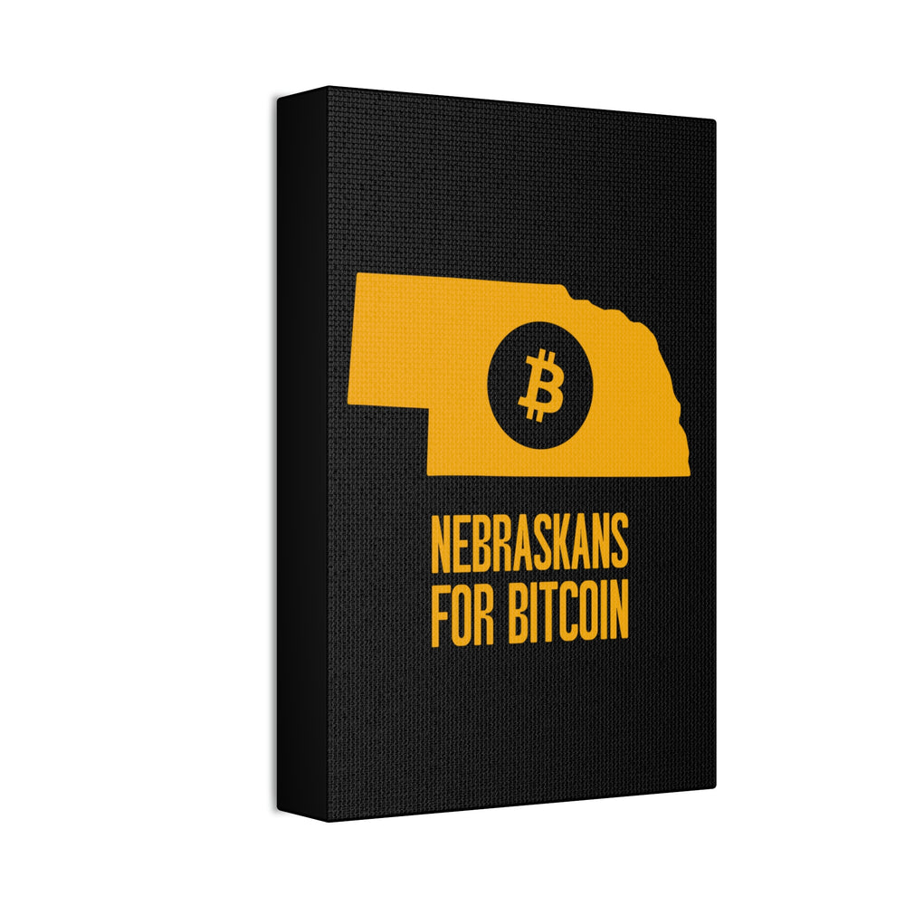 Nebraskans for Bitcoin | Wall Canvas