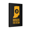 Hoosiers for Bitcoin | Wall Canvas