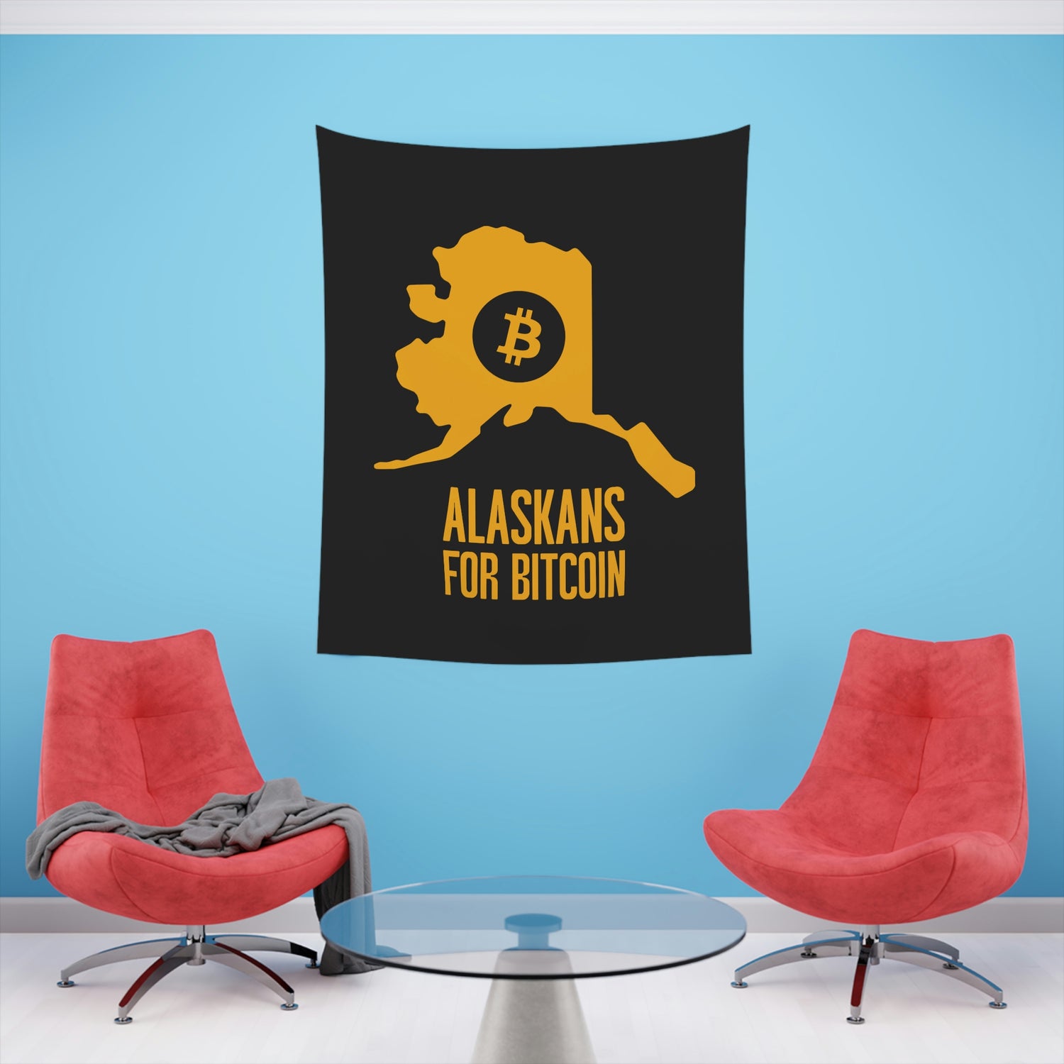 Alaskans for Bitcoin | Wall Tapestry