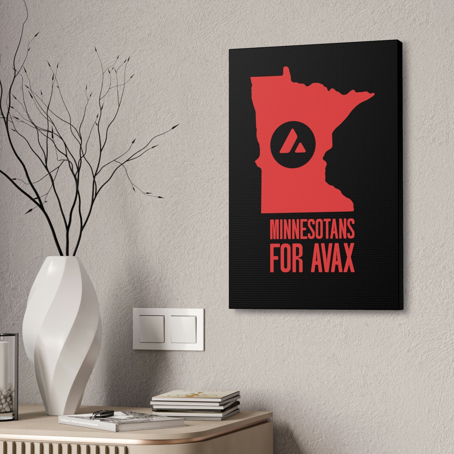 Minnesotans for Avax | Wall Canvas