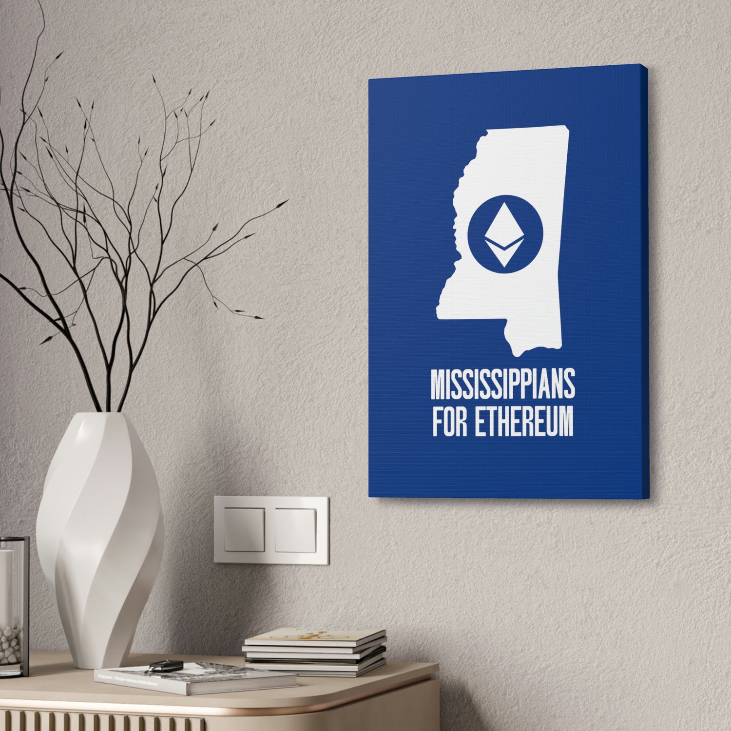 Mississippians for Ethereum | Wall Canvas