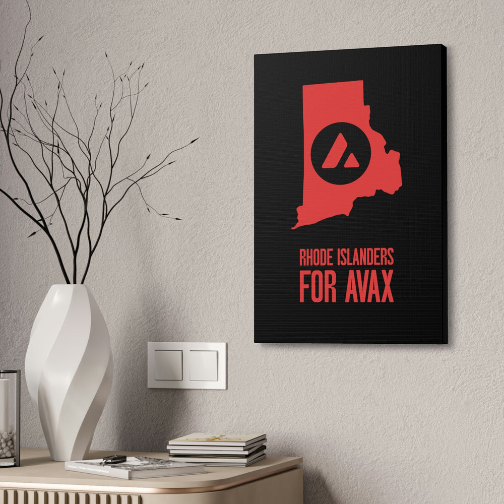 Rhode Islanders for Avax | Wall Canvas