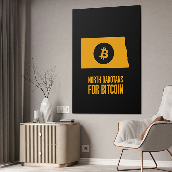 North Dakotans for Bitcoin | Wall Canvas