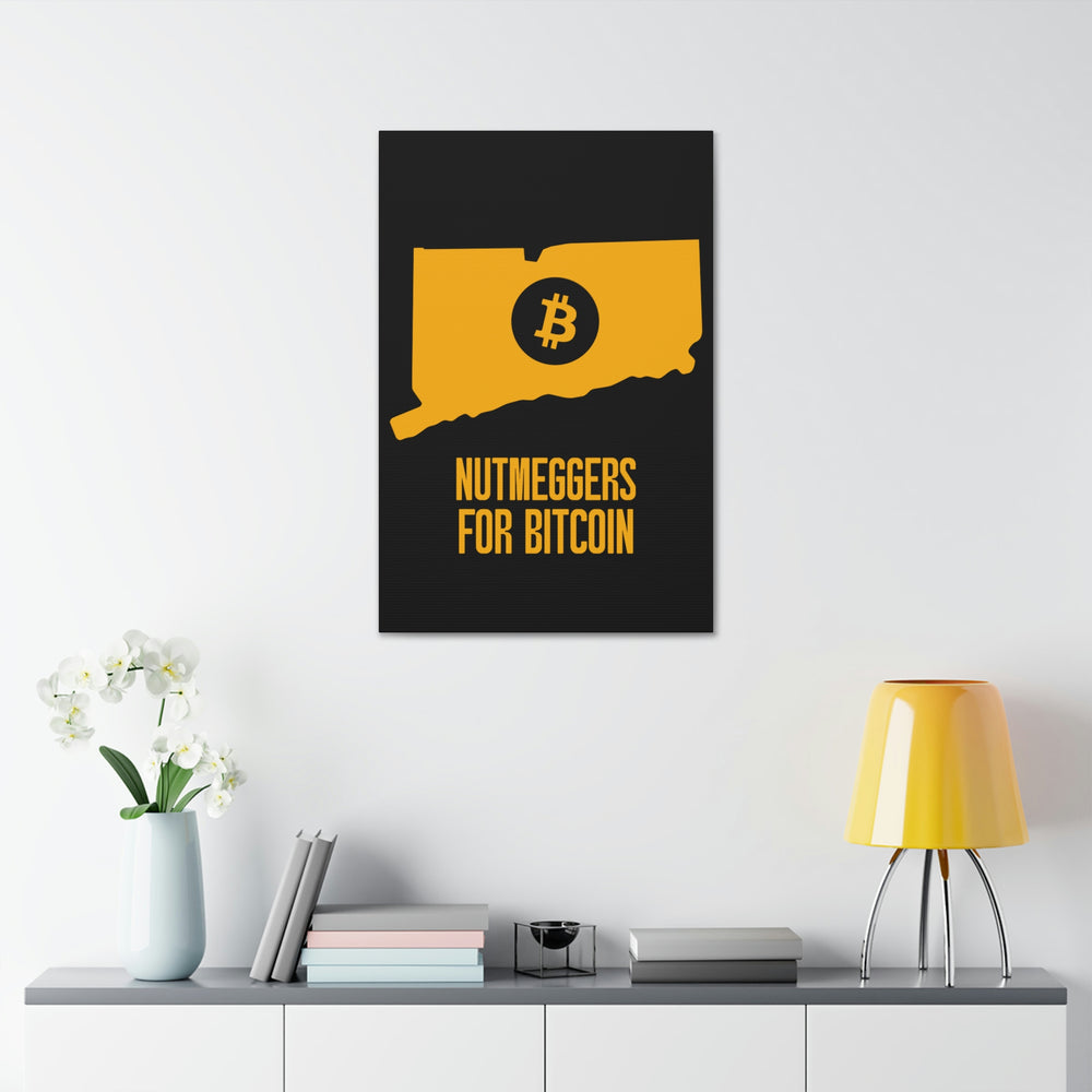 Nutmeggers for Bitcoin | Wall Canvas