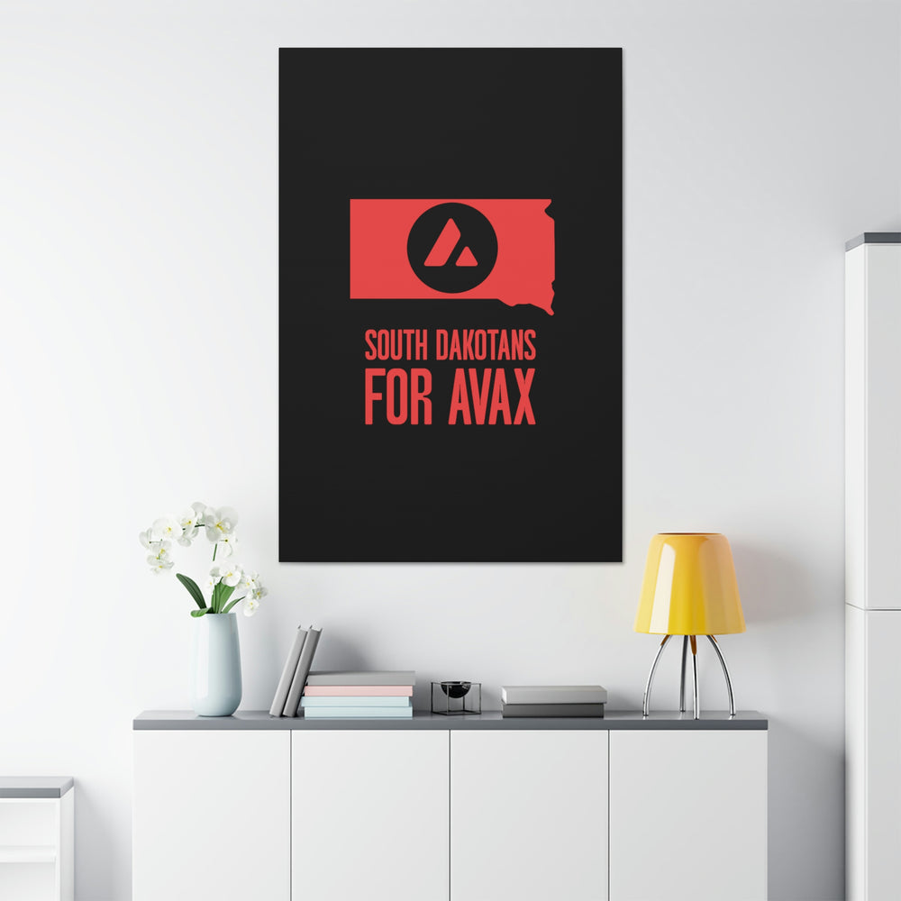 South Dakotans for Avax | Wall Canvas