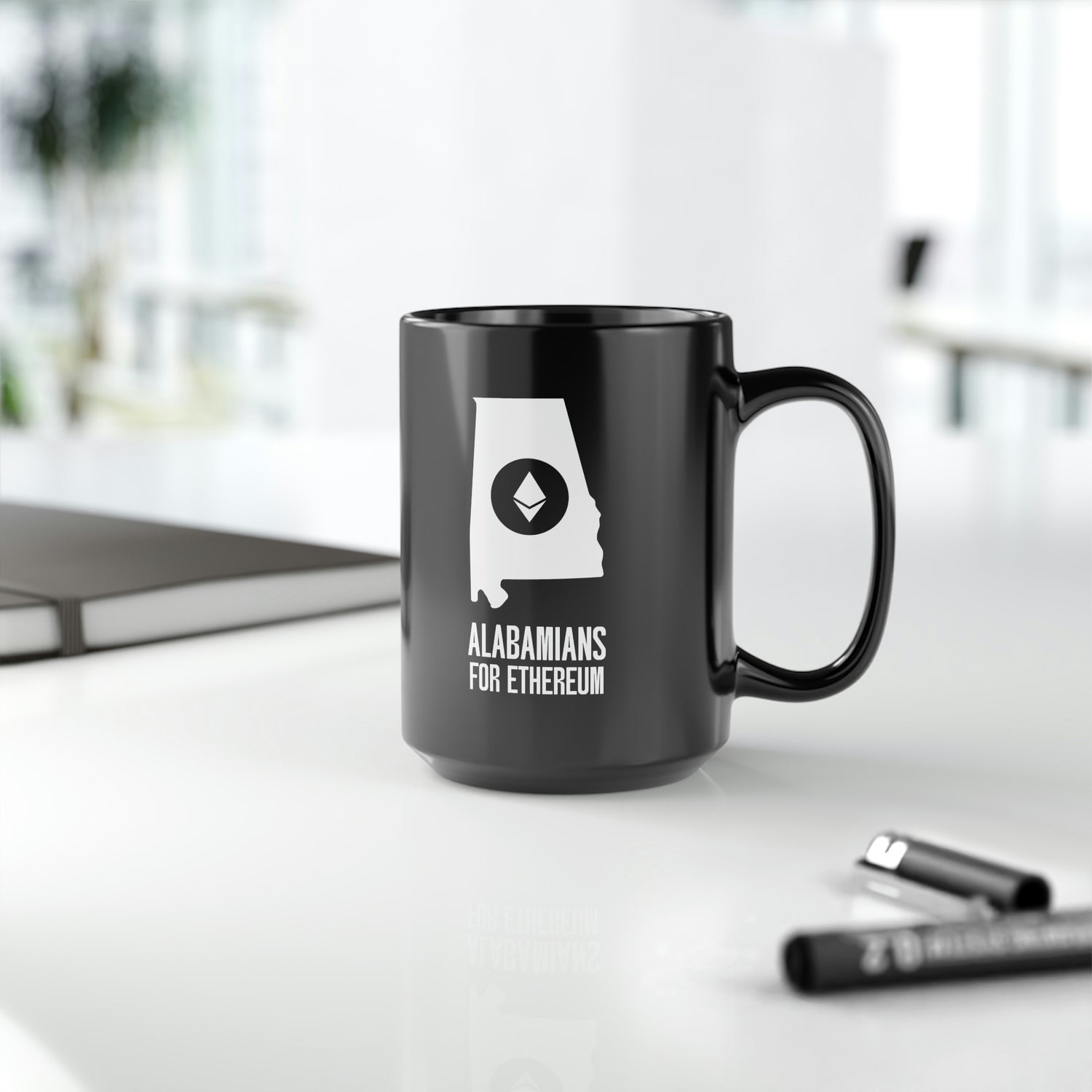 Alabamians for Ethereum | Black Mug