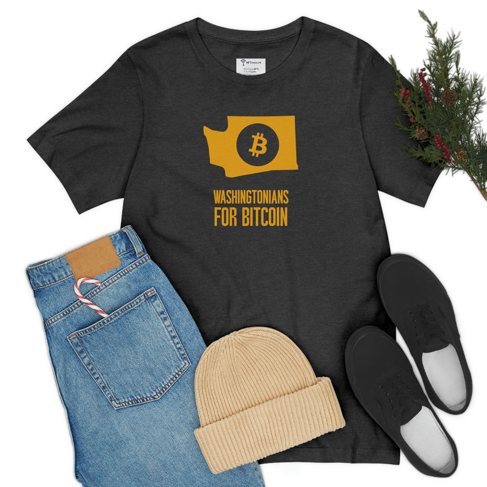 Washingtonians State for Bitcoin | T-Shirt