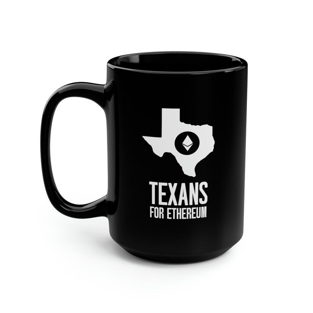 Texans for Ethereum | Black Mug