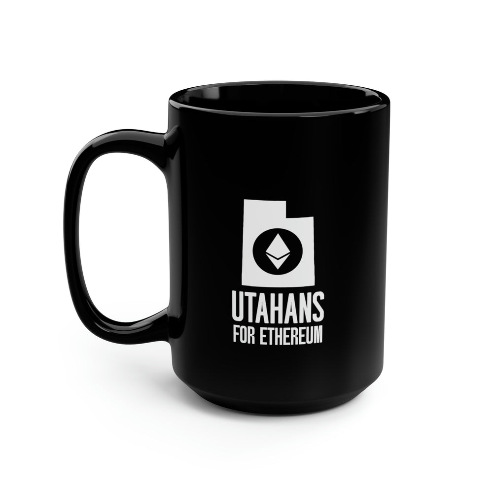 Utahans for Ethereum | Black Mug