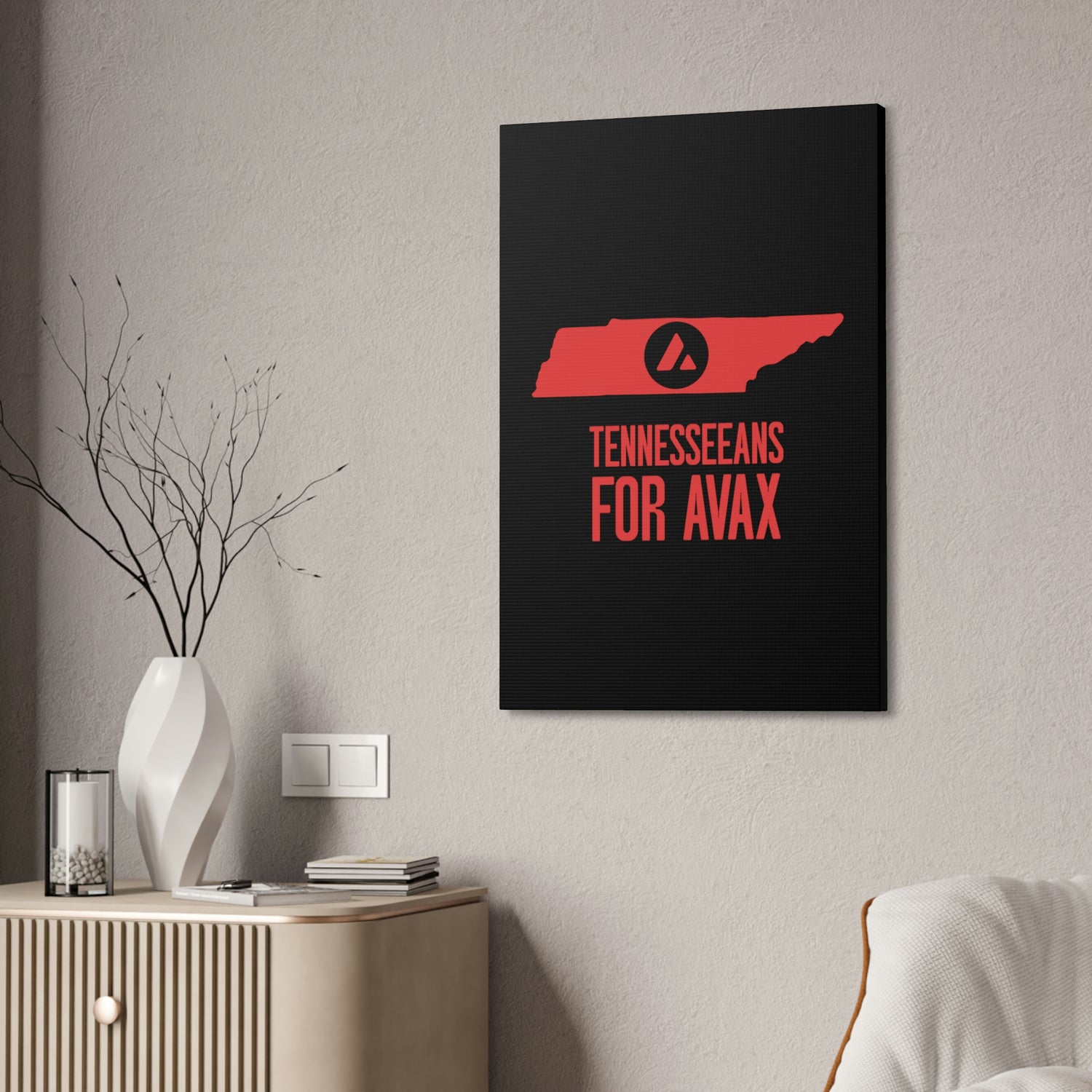 Tennesseeans for Avax | Wall Canvas