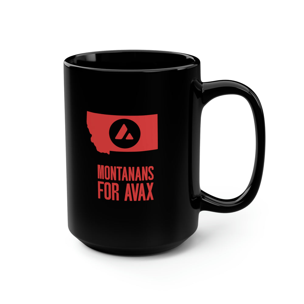 Montanans for Avax | Black Mug