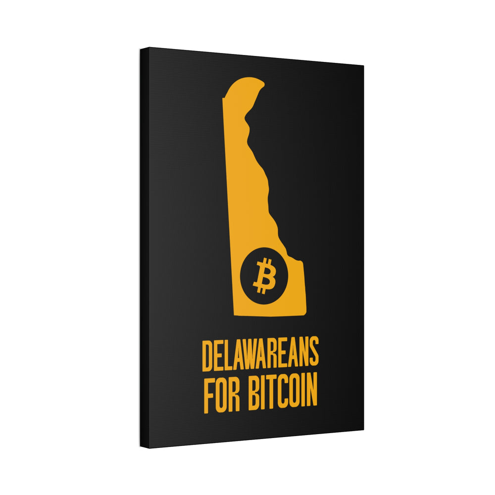 Delawareans for Bitcoin | Wall Canvas