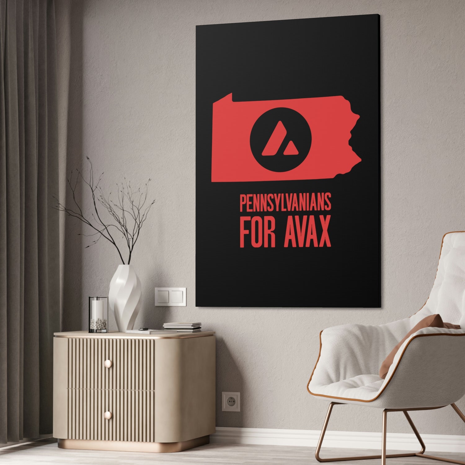 Pennsylvanians for Avax | Wall Canvas