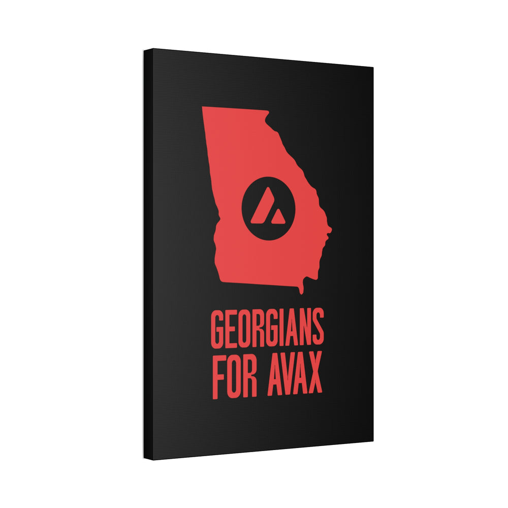 Georgians for Avax | Wall Canvas