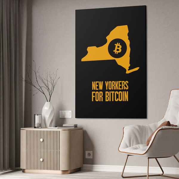 New Yorkers for Bitcoin | Wall Canvas