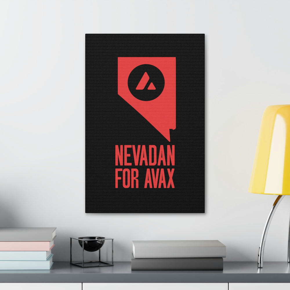 Nevadan for Avax | Wall Canvas