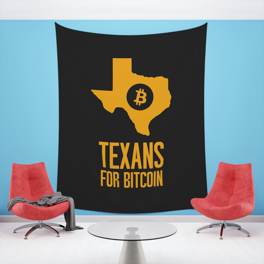 Texans for Bitcoin | Wall Tapestry