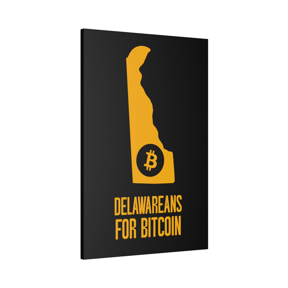 Delawareans for Bitcoin | Wall Canvas