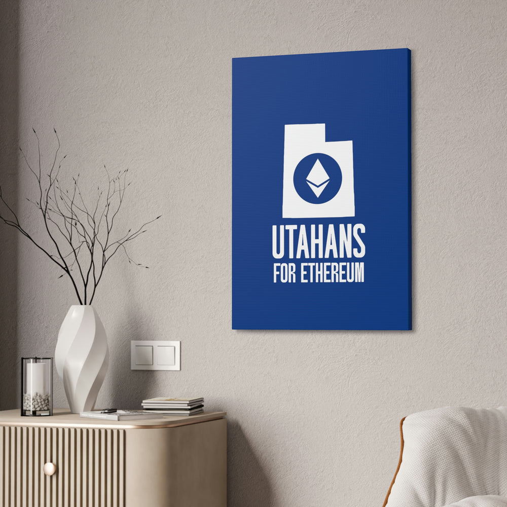 Utahans for Ethereum | Wall Canvas