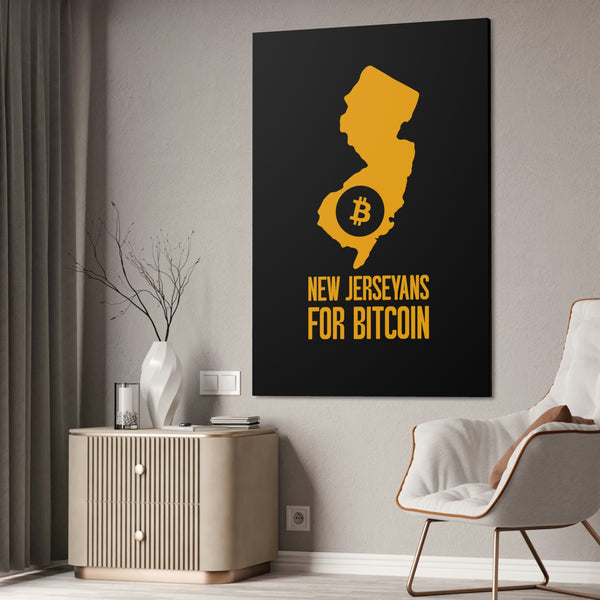 New Jerseyans for Bitcoin | Wall Canvas