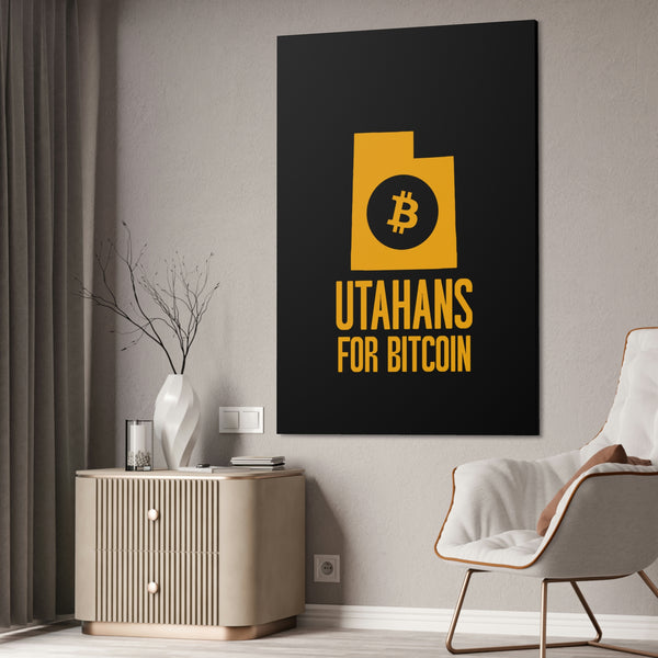 Utahans for Bitcoin | Wall Canvas