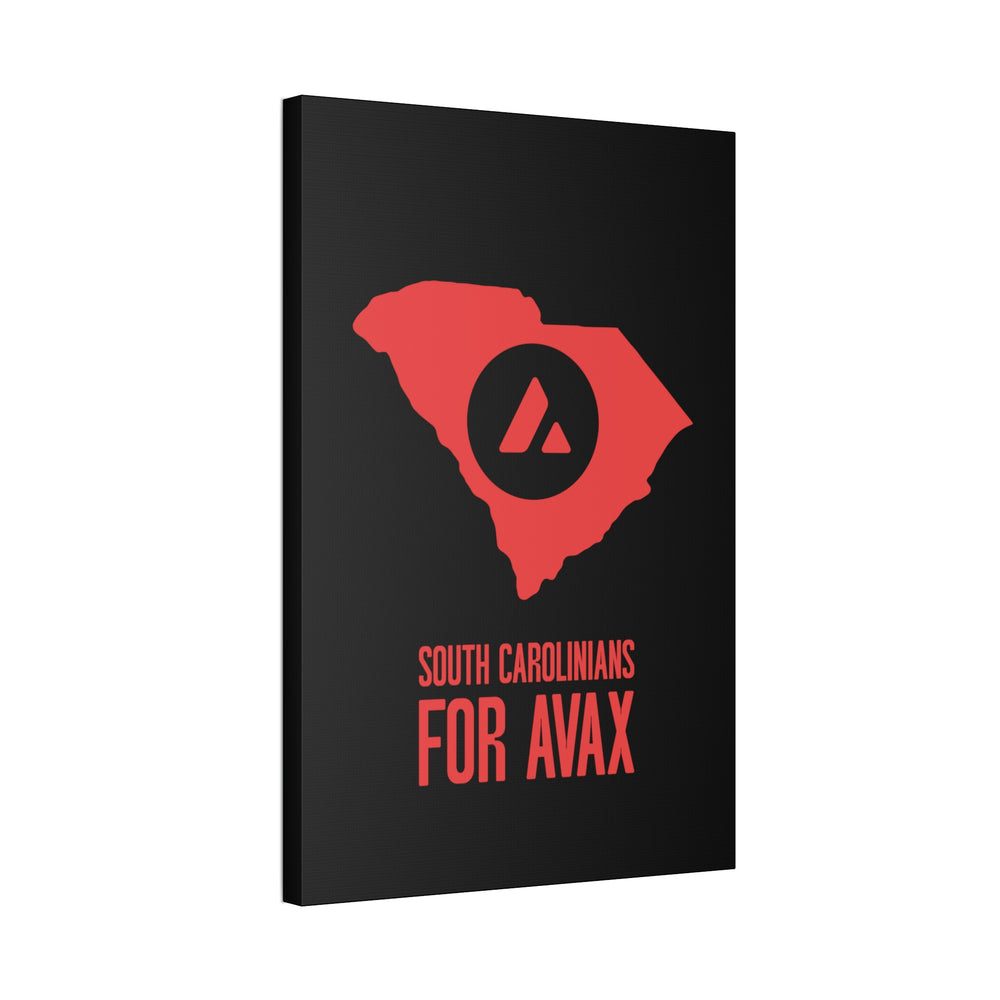 South Carolinians for Avax | Wall Canvas