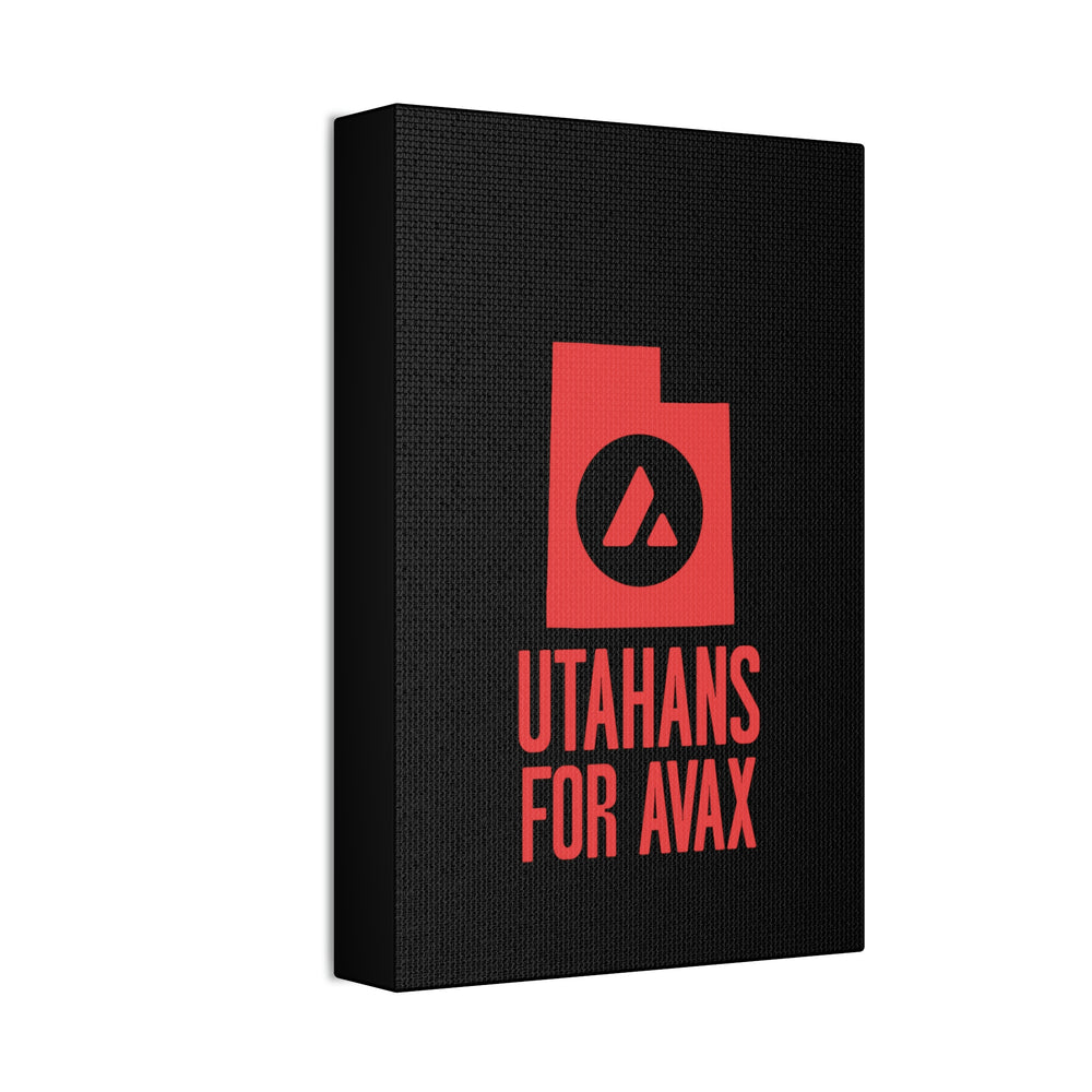 Utahans for Avax | Wall Canvas