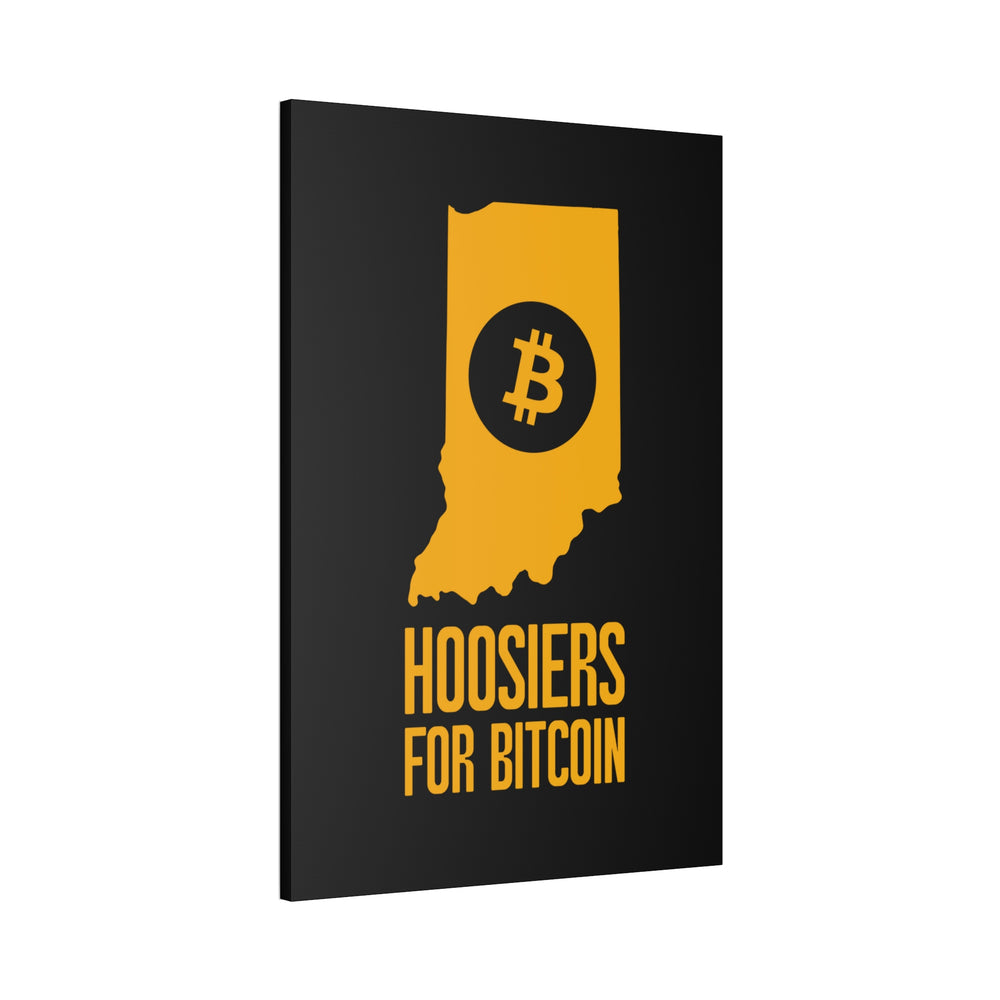 Hoosiers for Bitcoin | Wall Canvas