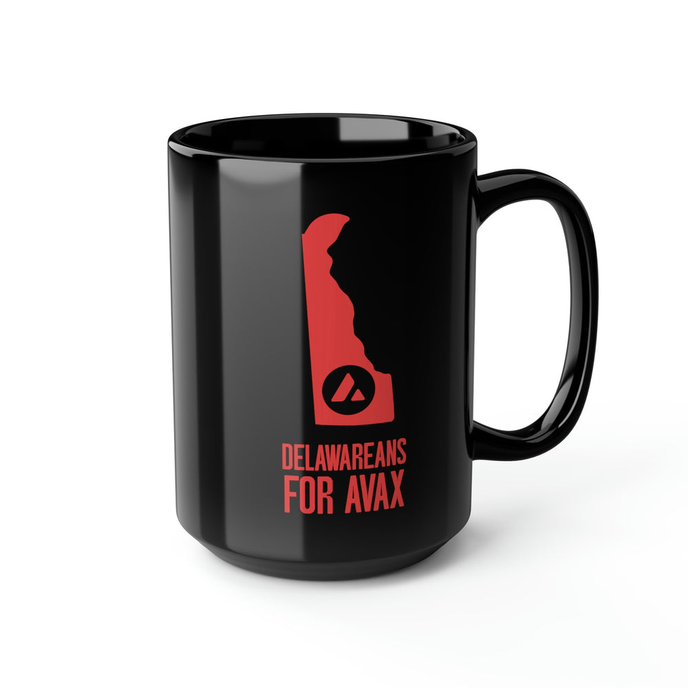 Delawareans for Avax | Black Mug