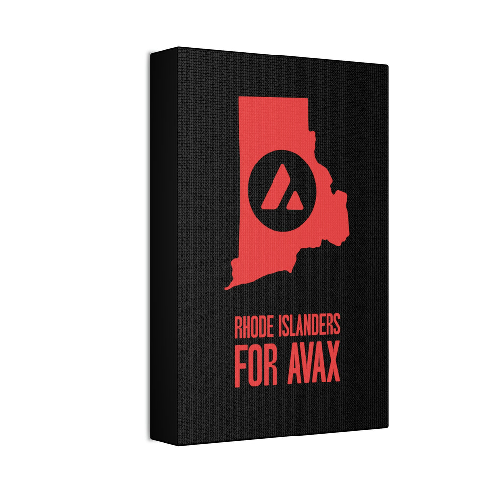 Rhode Islanders for Avax | Wall Canvas