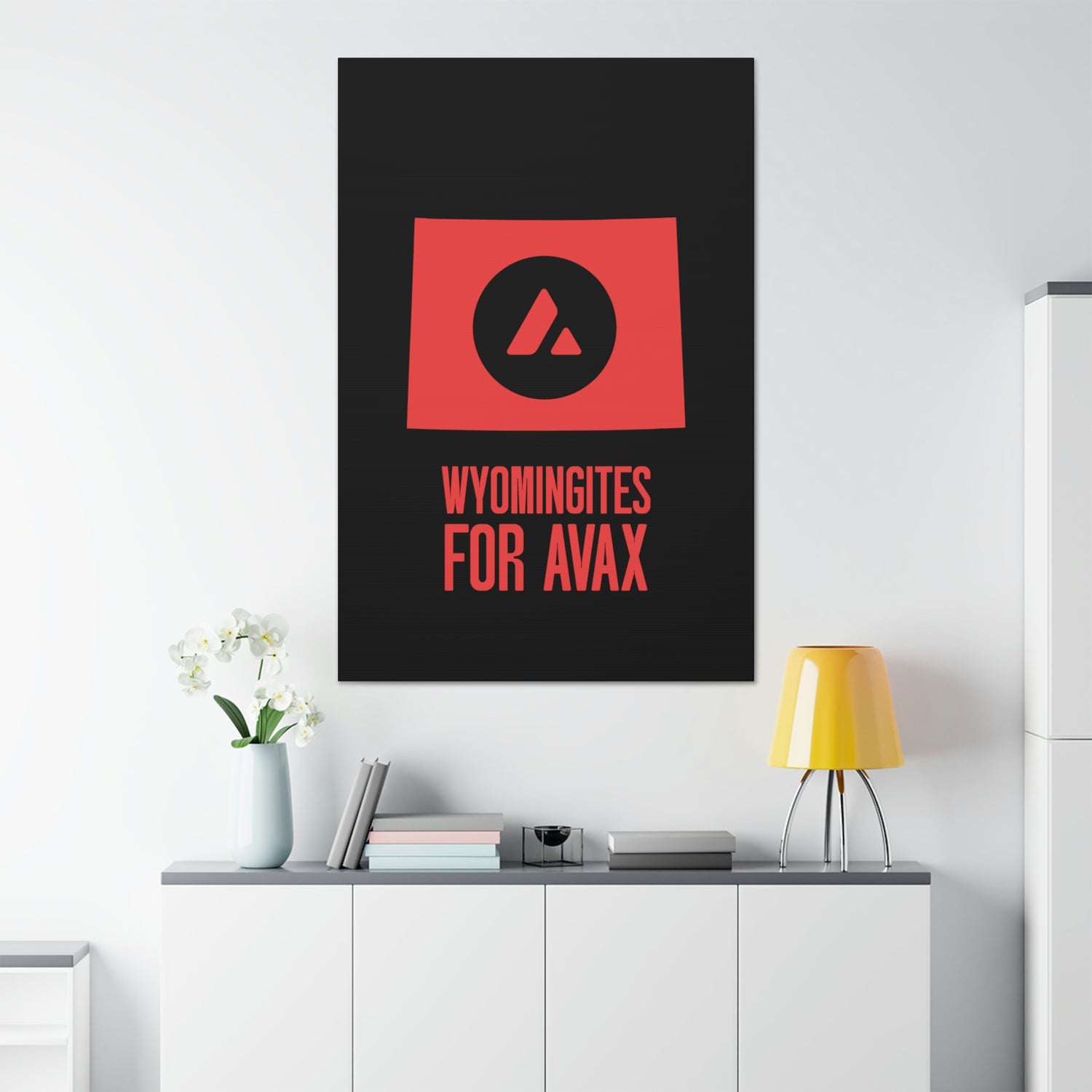 Wyomingites for Avax | Wall Canvas