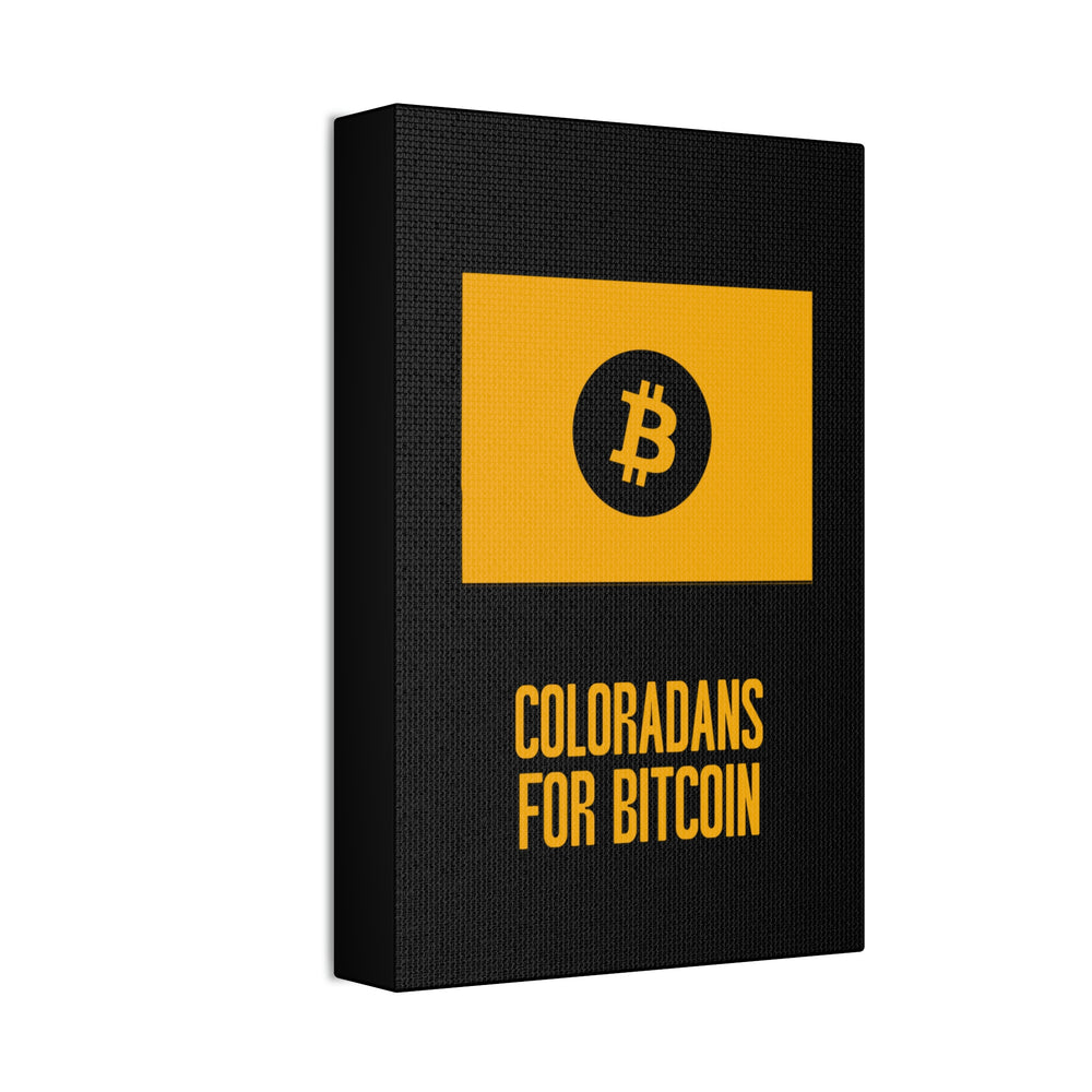 Coloradans for Bitcoin | Wall Canvas