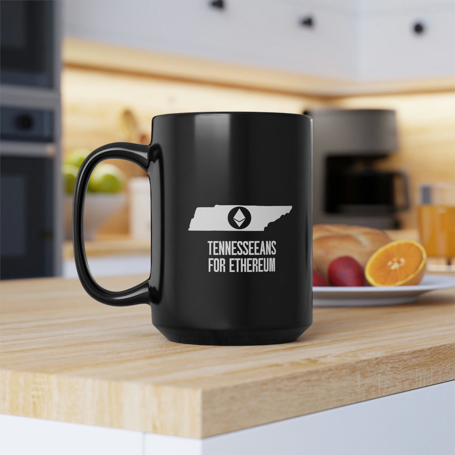 Tennesseeans for Ethereum | Black Mug