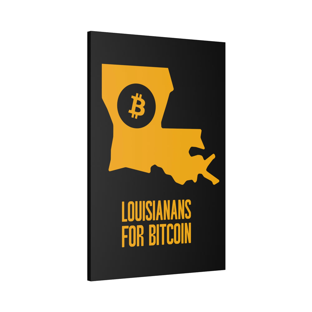 Louisianans for Bitcoin | Wall Canvas