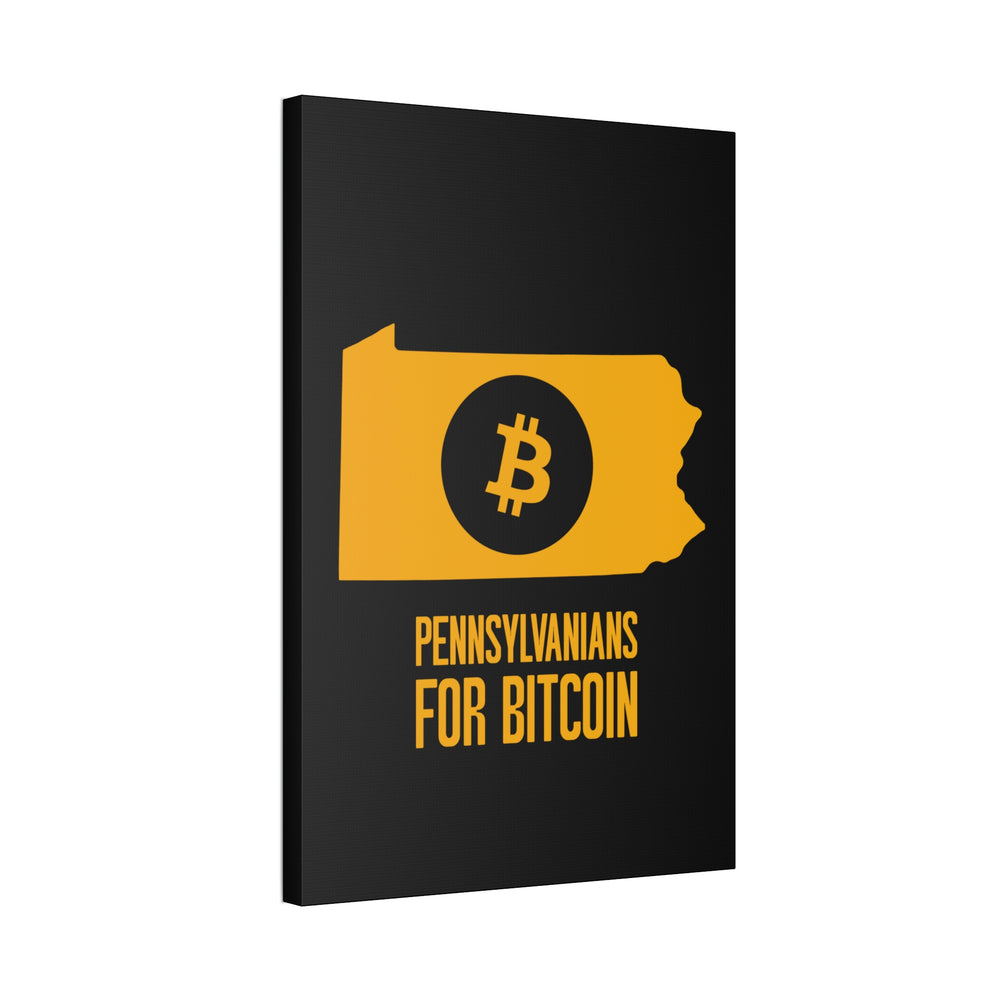 Pennsylvanians for Bitcoin | Wall Canvas