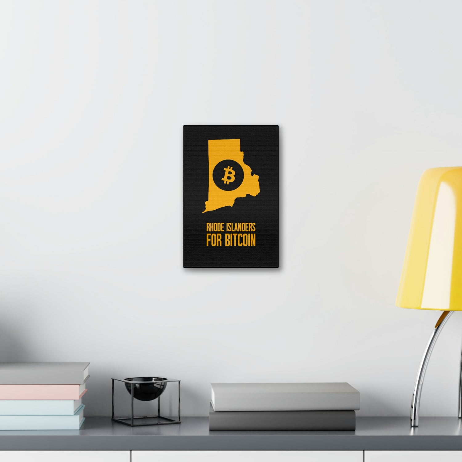 Rhode Islanders for Bitcoin | Wall Canvas