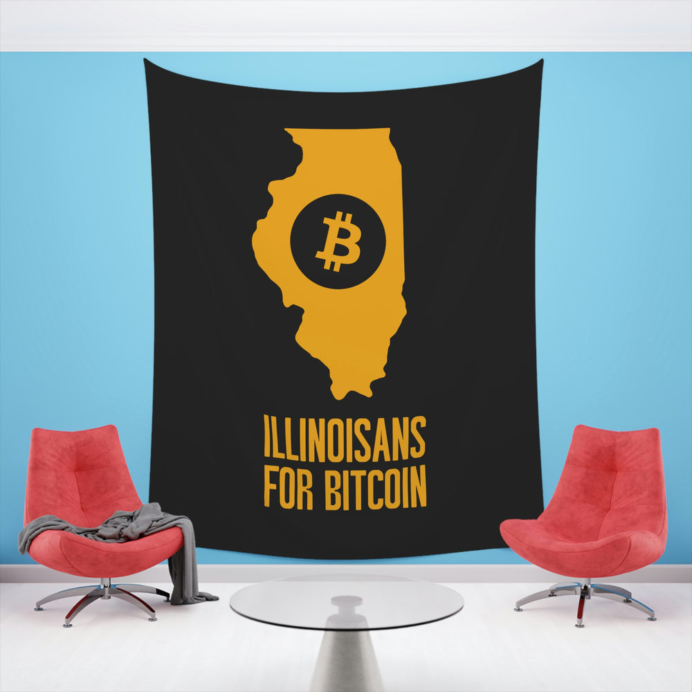 Illinoisans for Bitcoin | Wall Tapestry