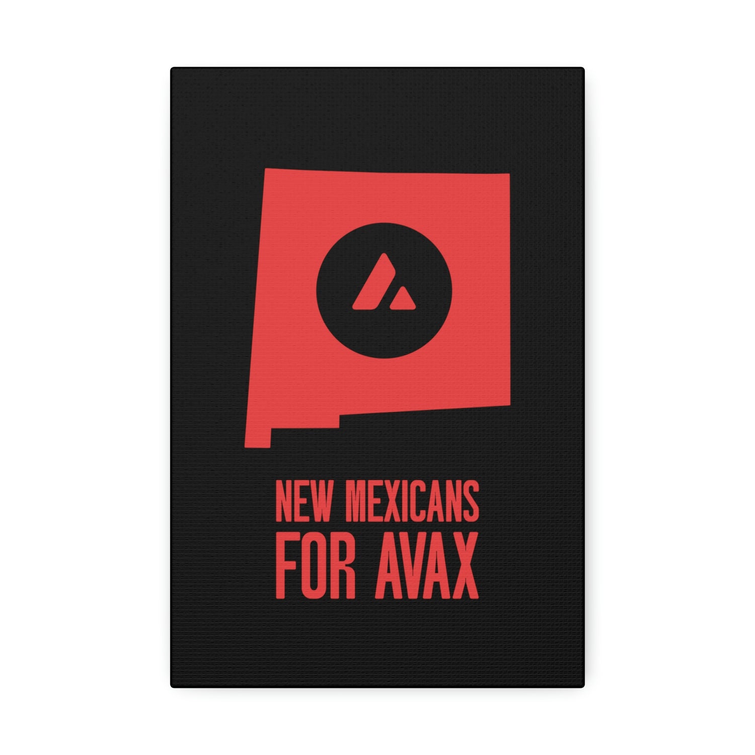 New Mexicans for Avax | Wall Canvas