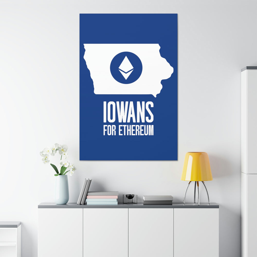 Iowans for Ethereum | Wall Canvas